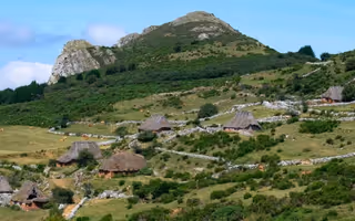 Ruta de la Braña de Mumián en el Parque Natural de Somiedo.