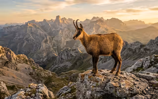 Rebeco cantábrico en Somiedo