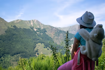 Mirando al valle de Somiedo desde la ruta